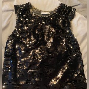Zara knit sequined top